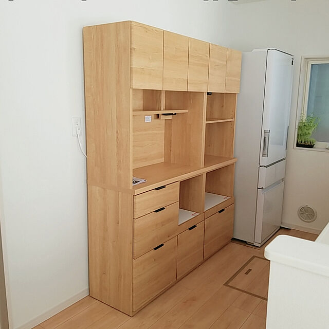 ranranのニトリ-キッチンボード(エトナ105KB LBR) の家具・インテリア写真