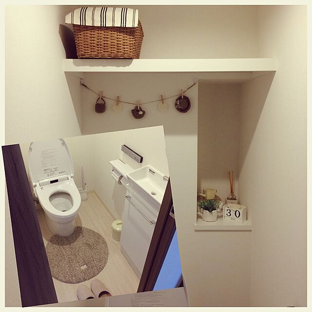 KAZのideaco-Toilet Brush Stand SB pot トイレブラシスタンド「エスビーポット」  トイレブラシホルダーの家具・インテリア写真
