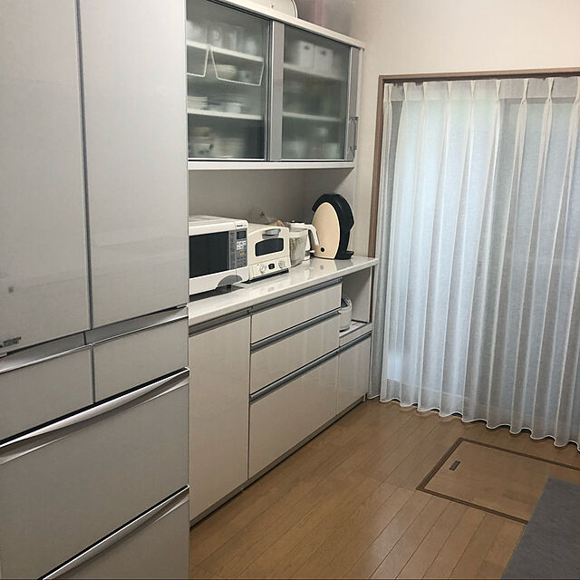 irielifeのニトリ-キッチンボード(ラピス 157 ホワイトウッド) の家具・インテリア写真