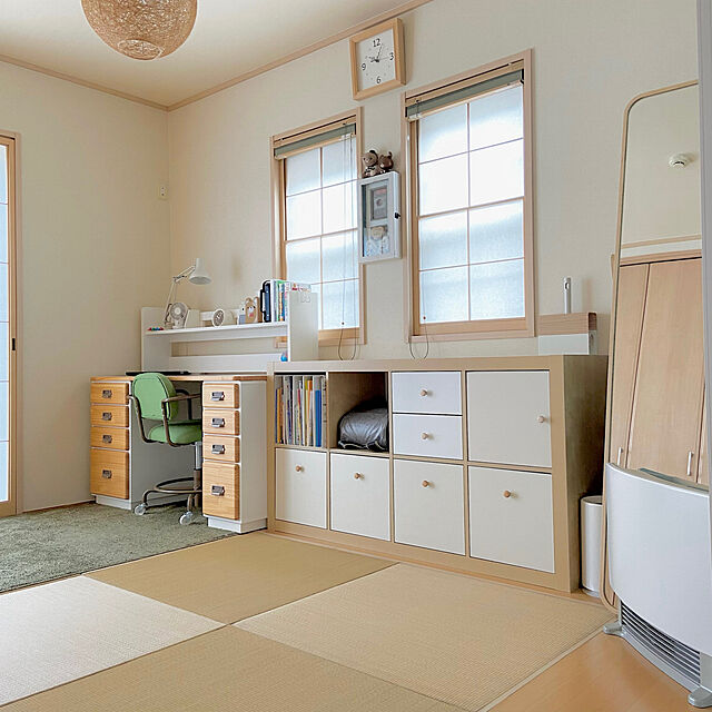 miyuのイケア-KALLAX カラックス シェルフユニットの家具・インテリア写真