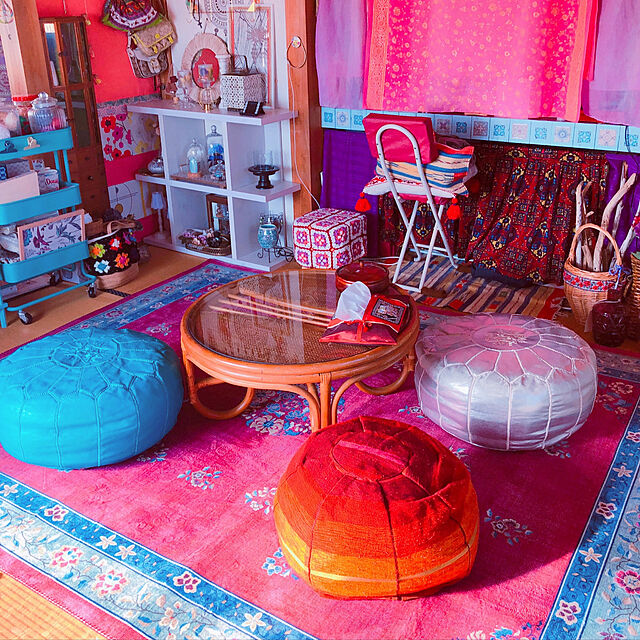 y.hの萩原-洗えるフランネルラグ ミュゲの家具・インテリア写真