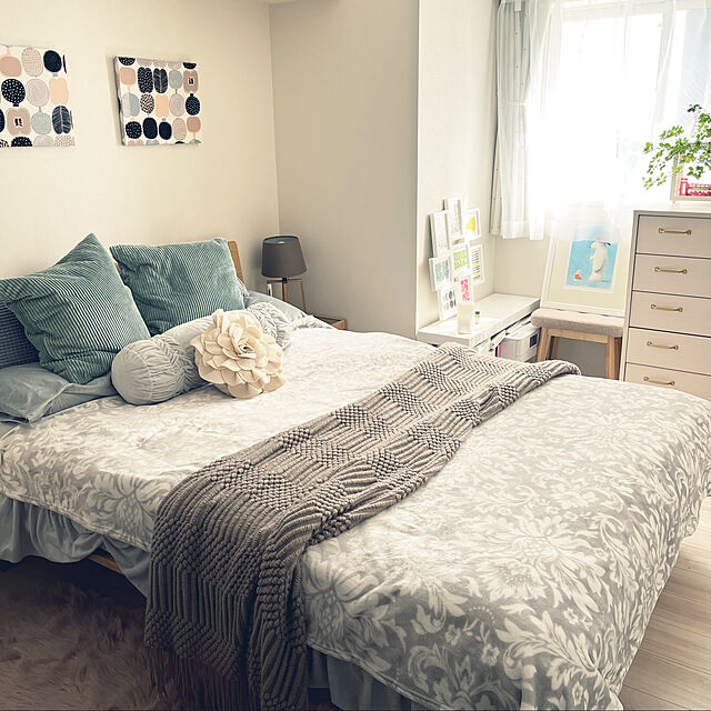 lavenderhillsのイケア-ÅSVEIG オースヴェイグ クッションカバーの家具・インテリア写真