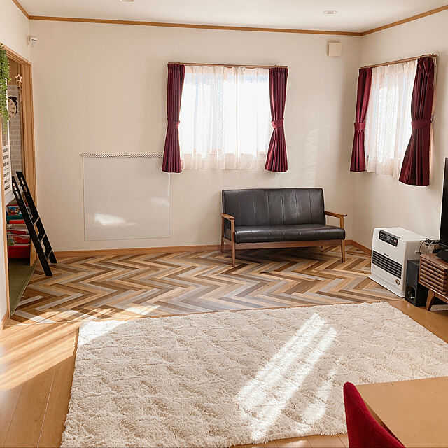 arupakaのニトリ-アクセントラグ(Nラカーザ 160X235) の家具・インテリア写真