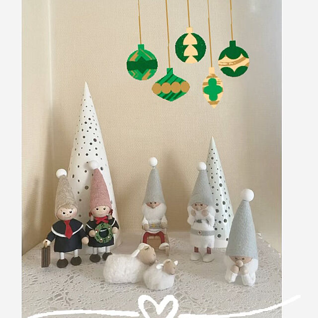YuuKoのピーオーエス-NORDIKA nisse ノルディカ ニッセ クリスマス 木製人形 リースを持った女の子 ハーモニーの家具・インテリア写真