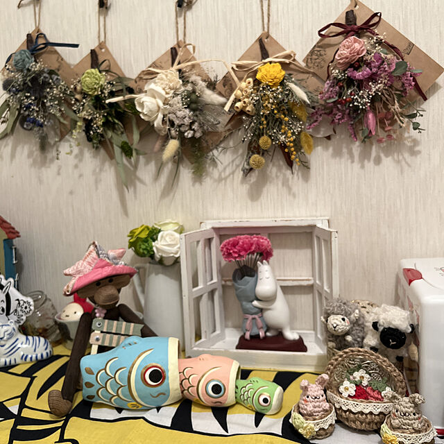 zoeの-【送料無料】張り子の五月飾り 室内鯉のぼり はりこーシカ ベビーカラーの家具・インテリア写真
