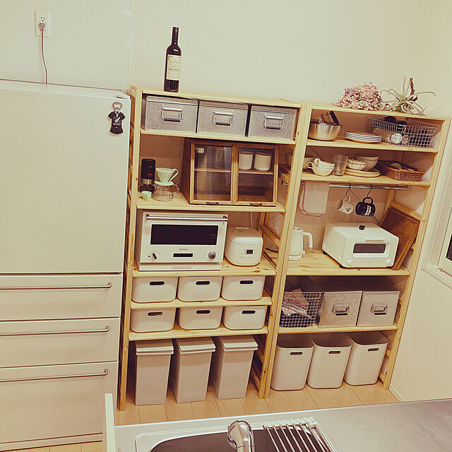 vanillacreame2の無印良品-【無印良品 公式】 しゃもじ置き付き炊飯器・3合 型番：MJ‐RC3A2の家具・インテリア写真