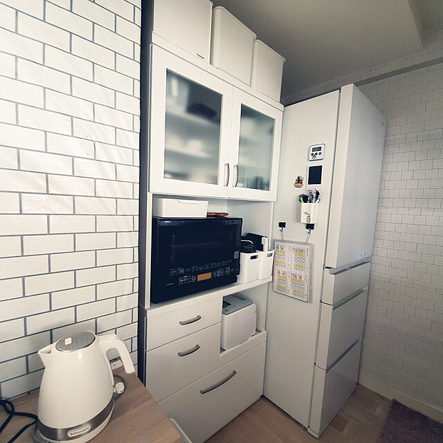 akimameのアイリスオーヤマ-ウッドデスク WDK-800の家具・インテリア写真