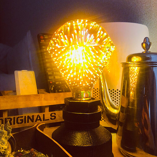 kaoの-クリスマス プレゼント LED 電球 E26 E27 汎用 3.5W 花火電球 照明 装飾 花火 フィラメントバルブ レトロランプ 花火 室内用 おしゃれ LED フェアリーの家具・インテリア写真