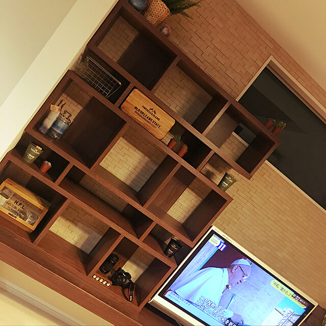 hysmのニトリ-シェルフ(ブルックリン 120 MBR) の家具・インテリア写真