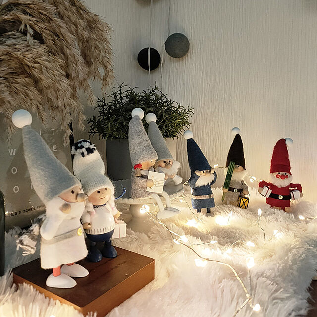 YUKKIの-NORDIKA Nisse クリスマス人形 欲張りサンタ 約150mm エストニア製 NRD120074の家具・インテリア写真