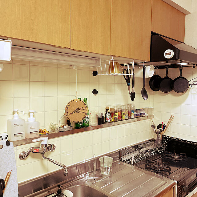 aymの山崎実業-山崎実業 ポリ袋&キッチンペーパーホルダー プレート Plate ホワイト 7982の家具・インテリア写真