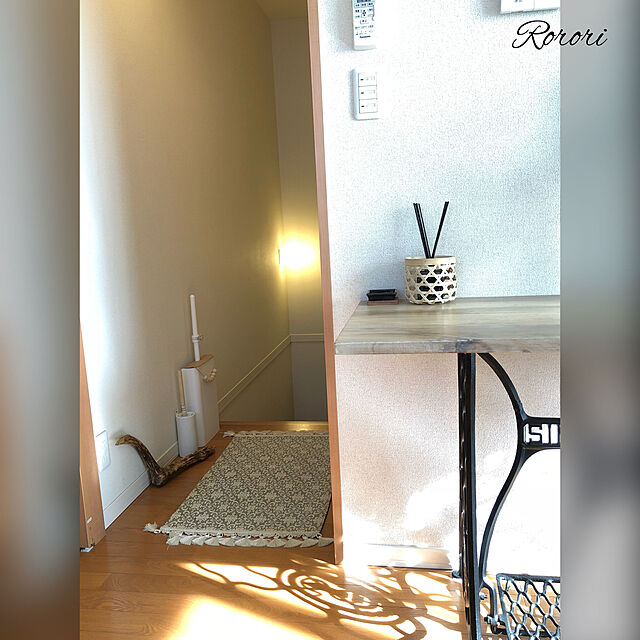 Rororiの-アンティーク ＳＩＮＧＥＲ ミシンテーブル シンガー カフェインテリア/送料無料/リメイク品/K679の家具・インテリア写真