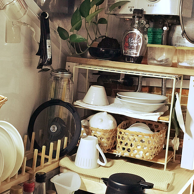 masakoのニトリ-24cmだ円皿(NコビキK015) の家具・インテリア写真