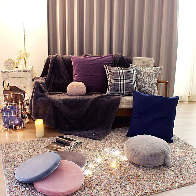 MerryNightの小栗-メリーナイト　ニューマイヤー毛布　シングルサイズ　ヒュピネス/ふんわりシープボアの家具・インテリア写真