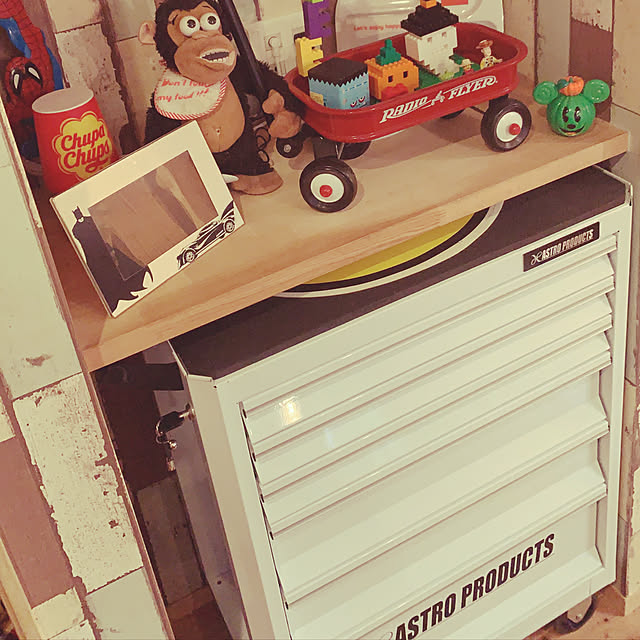 お話中】アストロプロダクツ AP ロールキャビネット 6段 ホワイト