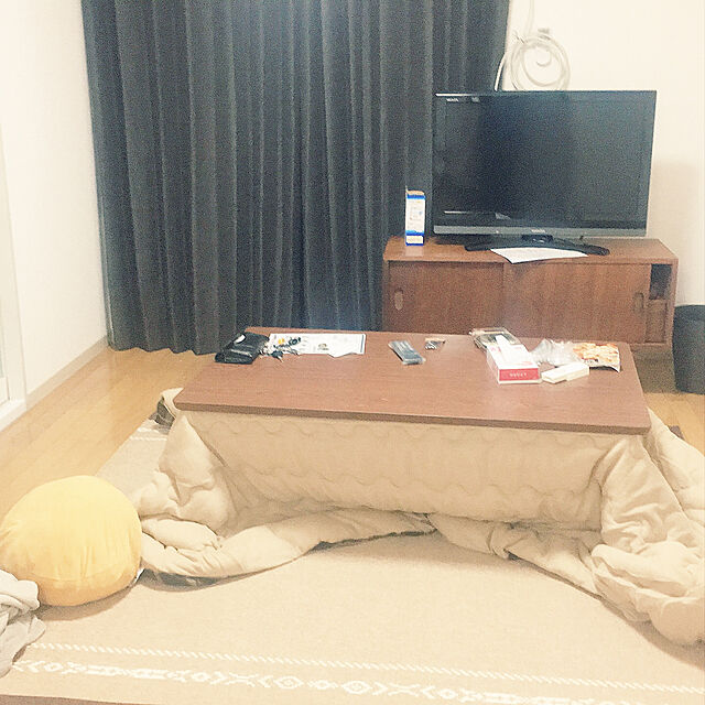 makinomotoのニトリ-こたつ掛ふとん 正方形(ブラウニーQ セイ) の家具・インテリア写真