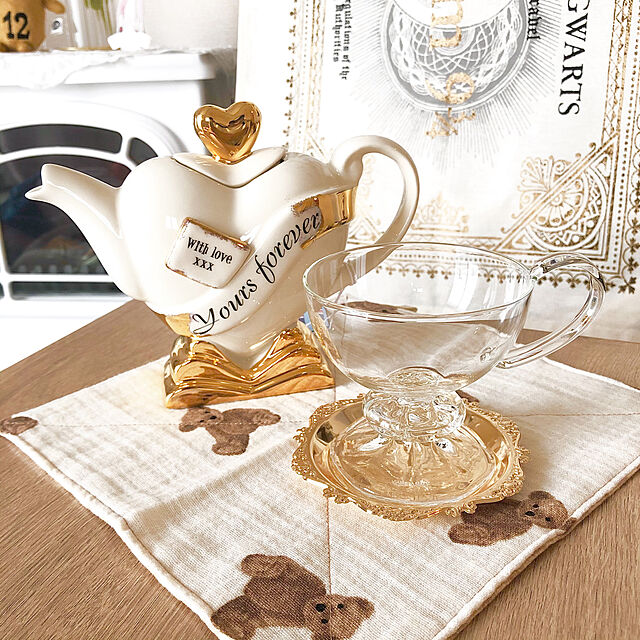 kasuminの-【ポイント10倍】ティーポッタリー Teapottery ハート Yours Forever!(ホワイト) S キッチン 用品 雑貨 調理の家具・インテリア写真