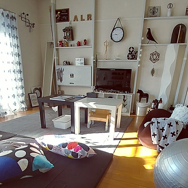 you-riのイケア-【IKEA/イケア/通販】 MOSAIKBLAD モサイクブラード クッションカバー（※カバーのみの商品です）, ブルー, ブラック(a)(30427464)の家具・インテリア写真