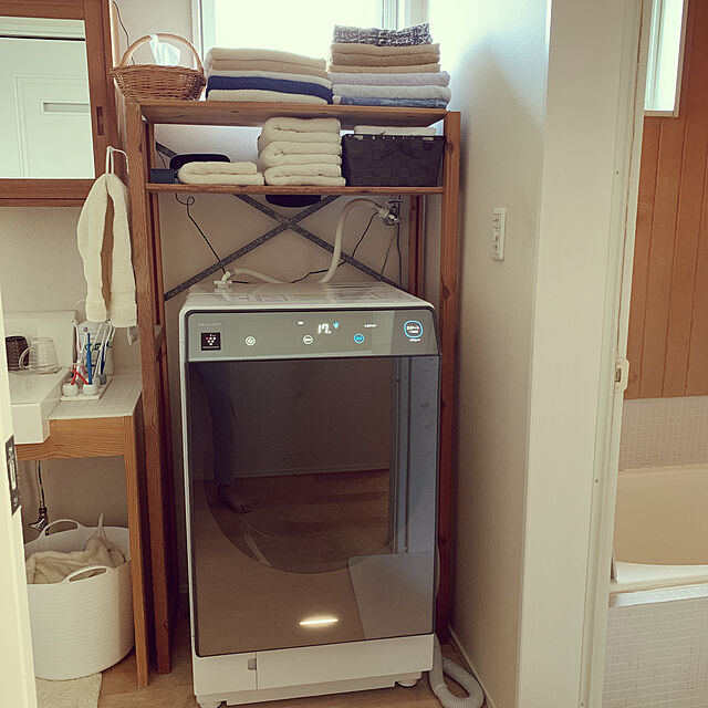 cyazumiの-シャープ　SHARP ドラム式洗濯乾燥機 シルバー系 ES-W113-SL [洗濯11.0kg /乾燥6.0kg /左開き][ドラム式 洗濯機 11kg]の家具・インテリア写真