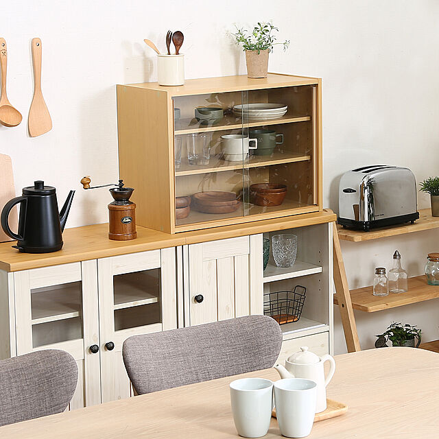 SMB_selectionの不二貿易-ミニ食器棚 幅６０の家具・インテリア写真