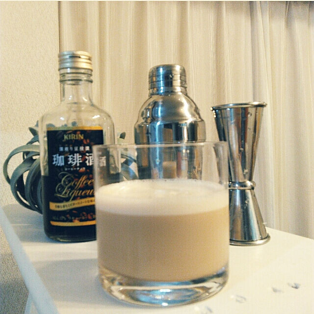 heart.emiemi57.whiteの-キリン 珈琲酒（コーヒーチュウ） ３００ｍｌ瓶の家具・インテリア写真