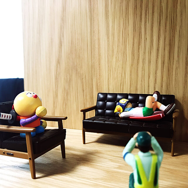 Kazuhiroの無印良品-無印良品 スタッキングシェルフセット・5段 幅122×奥行28.5×高さ200cm 37263611の家具・インテリア写真