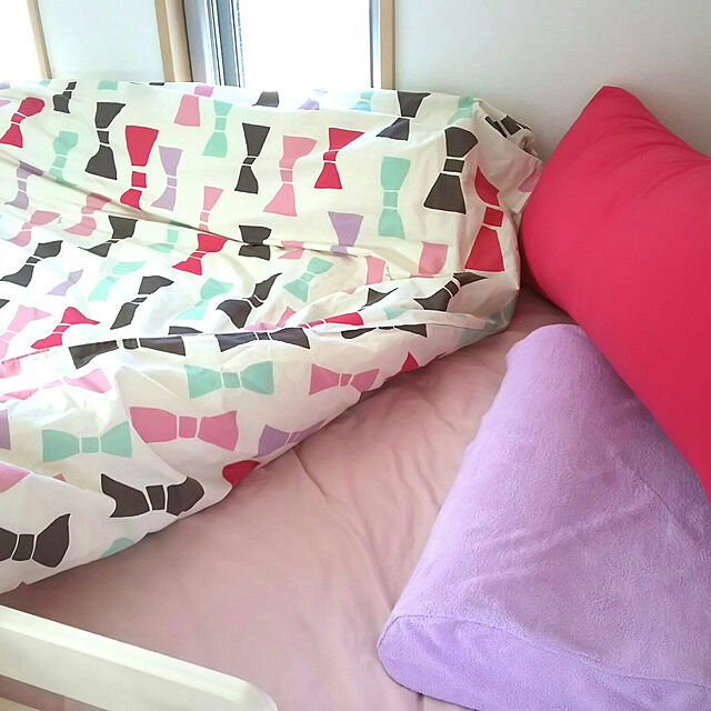sakieeの-綿 100％ 平織　ベッド用 ボックスシーツ（シングル　抗菌防臭加工付き）の家具・インテリア写真
