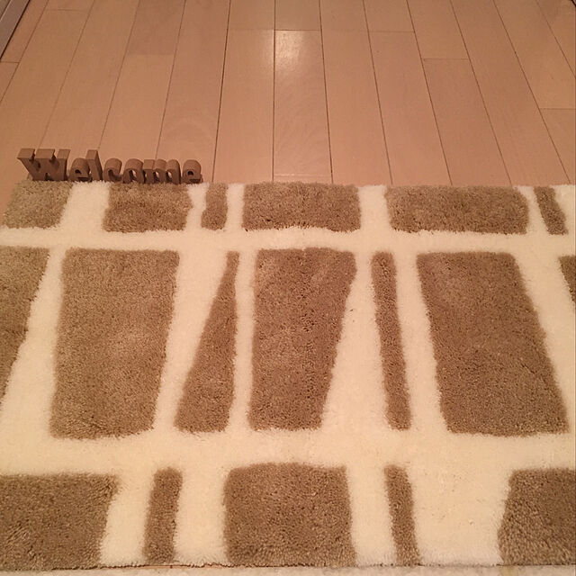 nuanu0915のアスワン-玄関マット 北欧 室内/屋内 洗える 45×70cm フィンレイソン『CORONNA/コロナ』の家具・インテリア写真