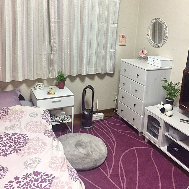 nachiのニトリ-テレビボード(フローリオ 47 WH) の家具・インテリア写真