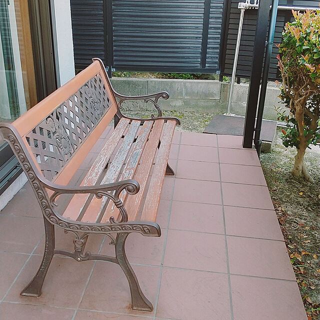 ai-nyanko.の-≪あす楽対応≫コーナン オリジナル LIFELEX ガーデンベンチ　LFX10−9692約幅120×奥行55×高さ73cmの家具・インテリア写真