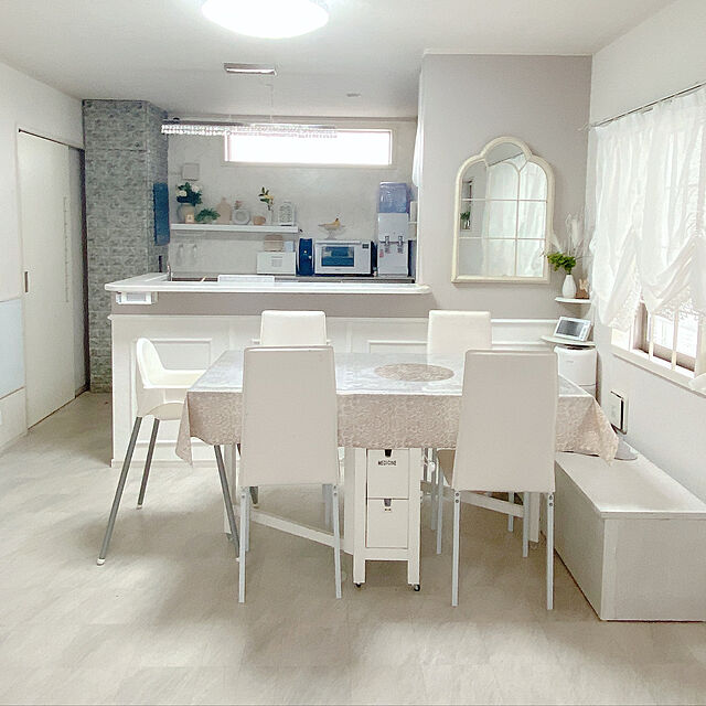 mii_home_39のニトリ-透明テーブルクロス(120X200 厚さ0.5mm) の家具・インテリア写真
