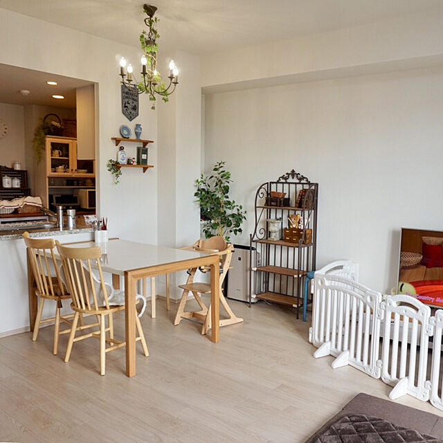 apikoの-イケヒコ ラグ フラン キルトラグ(145×145cm/ブラウン)の家具・インテリア写真