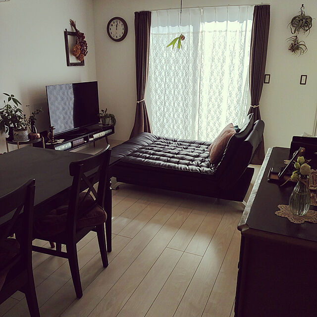 383838のニトリ-ソファベッド(Nシールド ロック2 LC BK) の家具・インテリア写真