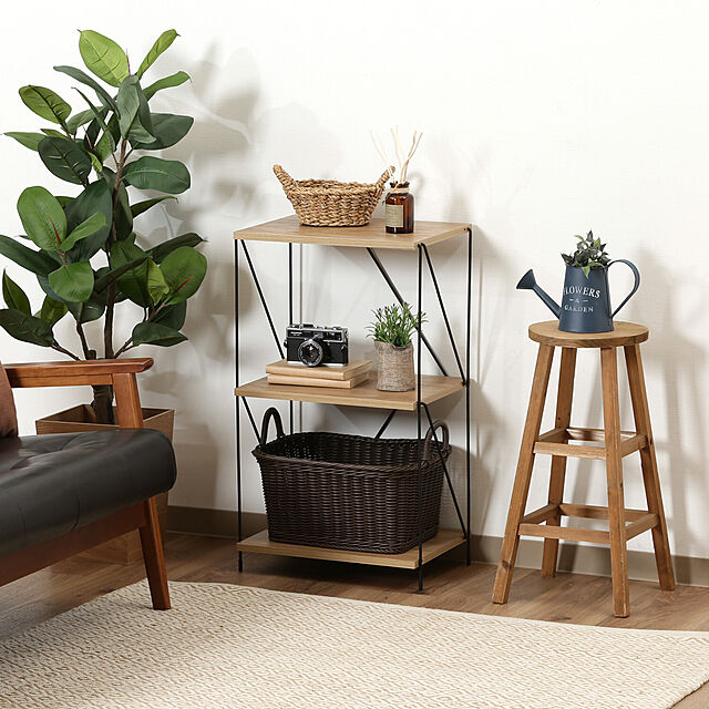 SMB_selectionの不二貿易-ＥＺＢＯワイヤーラック３段 ４０幅の家具・インテリア写真
