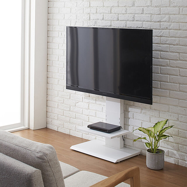 kuroshioのKUROSHIO-角度調節ができる壁掛け風アングルテレビ台の家具・インテリア写真
