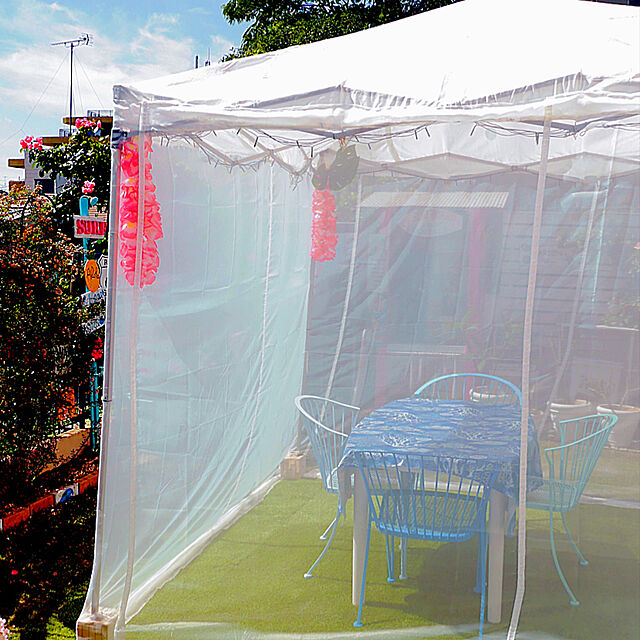 Megumiのコンポジット-タープテント 安心の1年保証 2.5m×2.5m ワンタッチ FIELDOOR 簡単 耐水 日よけ アウトドア バーベキュー キャンプ 屋台 イベント UVカット 大型 庭 送料無料の家具・インテリア写真