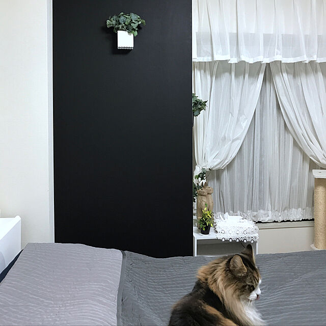 mosuraのイケア-IKEA/イケア　KARIT　ベッドカバー＆クッションカバー　グレー　180x280/40x65cmの家具・インテリア写真
