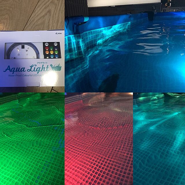 donのエレス-バスライト アクアライト　お風呂に沈めて使える防水カラフルLEDライト 13色調光 Aqua Light 癒し 照明 TVで話題 正規品の家具・インテリア写真