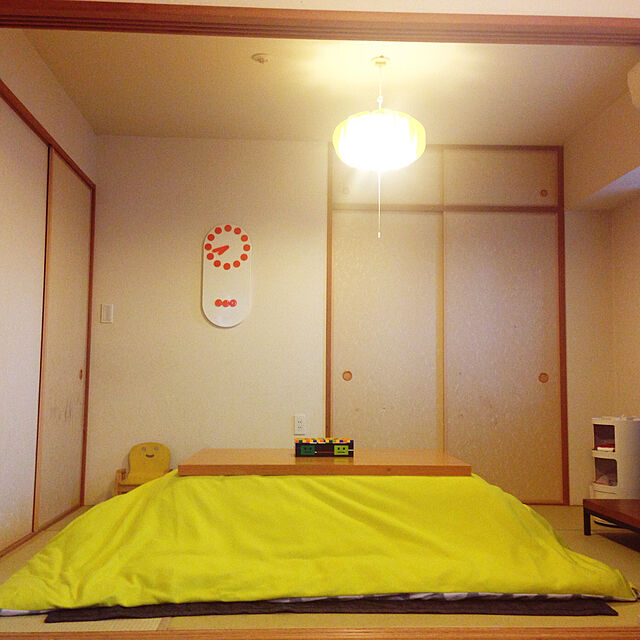 kazukiのエムール-エムール フリース生地 こたつ布団カバー こたつカバー 長方形 クローバーグレーの家具・インテリア写真