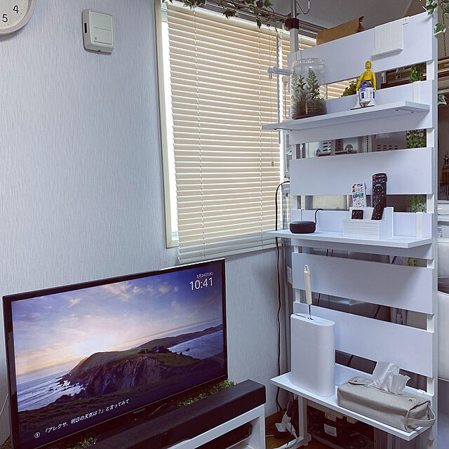 tomokiのTDK Media-TDK Life on Record 2.1ch TVスピーカー Wood SoundBar for TV スマホの音楽も楽しめるBluetooth対応 ブラック SP-TVBTWA-BKの家具・インテリア写真
