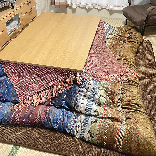 mocoのニトリ-アクセントカバー(タイダイ RE i-n) の家具・インテリア写真