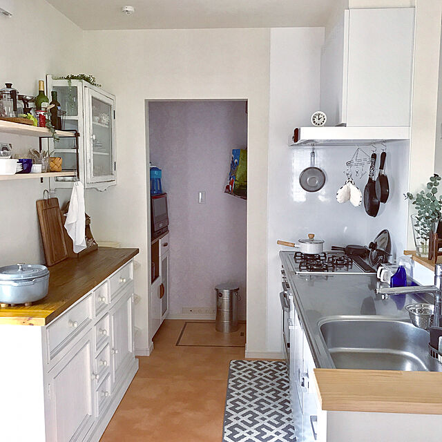 muraの-キッチンマット クロス 45×240 cm 洗える 滑り止め 大人 カワイイ 北欧 スタイル 送料無料の家具・インテリア写真