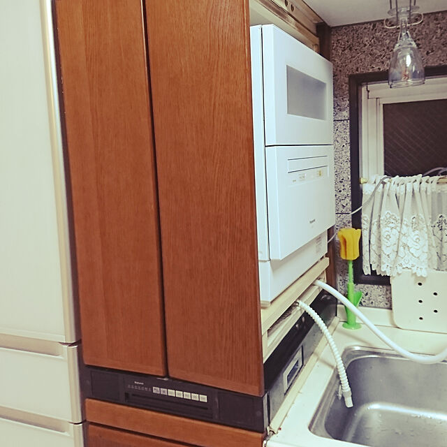kingandqueenのパナソニック(Panasonic)-パナソニック 食器洗い乾燥機 (ホワイト) (NPTA1W) ホワイト NP-TA1-Wの家具・インテリア写真