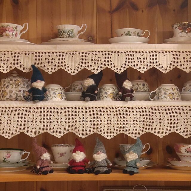 Hujikoの日本ヴォーグ社-クリスマスを楽しむ　かぎ針編みのサンタクロース (applemints)の家具・インテリア写真