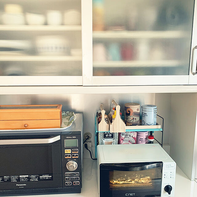 colorfulroadの-パナソニック 電子レンジ オーブンレンジ NE-BS607-W Bistroビストロ 1段調理タイプ 26L ホワイト スチームの家具・インテリア写真