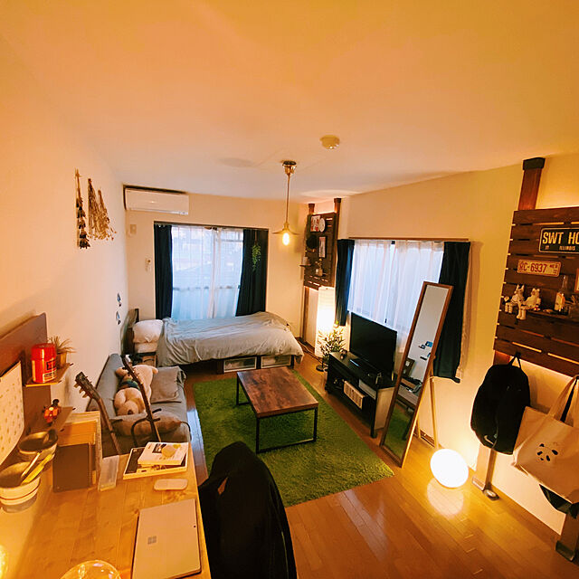 soichiroのニトリ-センターテーブル(ステイン8040 MBR） の家具・インテリア写真