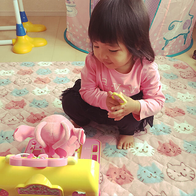 tomomiの-メルちゃん　おしゃべりいっぱい！いちごのびようしつの家具・インテリア写真