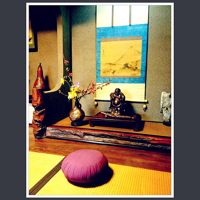 Hirokiの-ツムギ （紫） 曹洞宗 ・ 座禅座布団 標準サイズ 【あす楽】の家具・インテリア写真