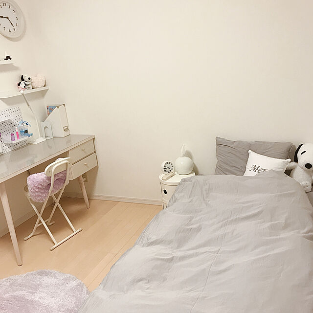 ichi_suzuのニトリ-掛け布団カバー シングル(Nグリップパレット3GY S) の家具・インテリア写真
