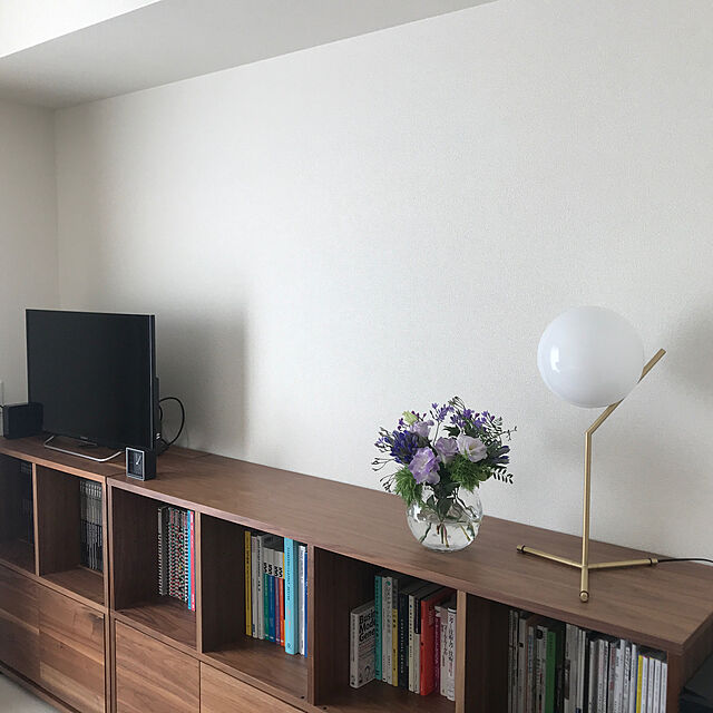 Daichiの無印良品-スタッキングキャビネット・幅８２．５ｃｍ・追加セット・ウォールナット材の家具・インテリア写真